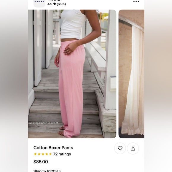 Parke 2 piece sweatshirt and sweatpants XS - Picture 5 of 7